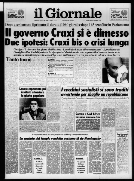 Il giornale : quotidiano del mattino